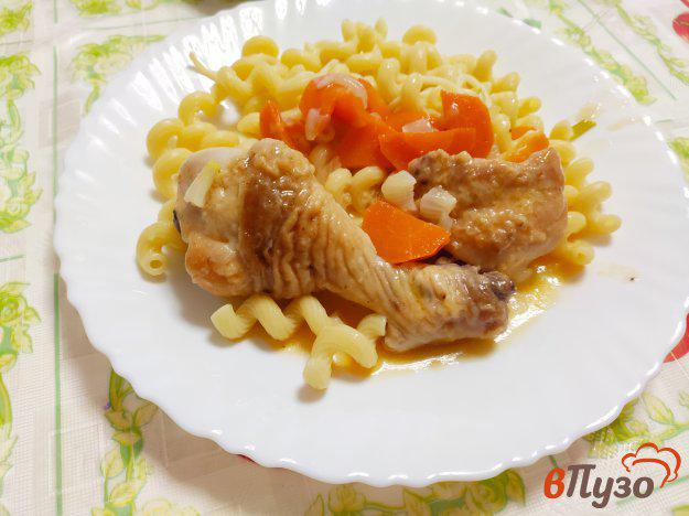 фото рецепта: Курица тушёная с овощами