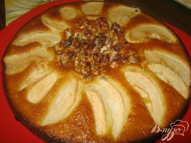 фото рецепта: Яблочно-ореховый пирог «Цветок»