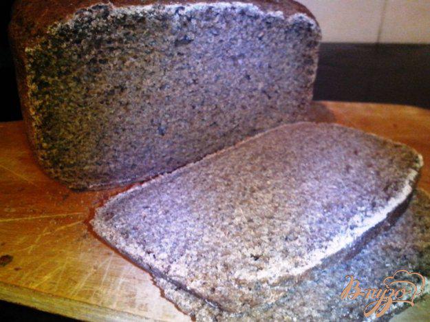 фото рецепта: Чёрный хлеб на закваске с солодом и кориандром в хлебопечке