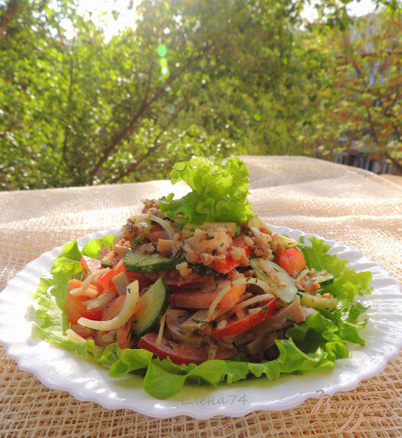 фото рецепта: Весенний салат с гречкой и грибами