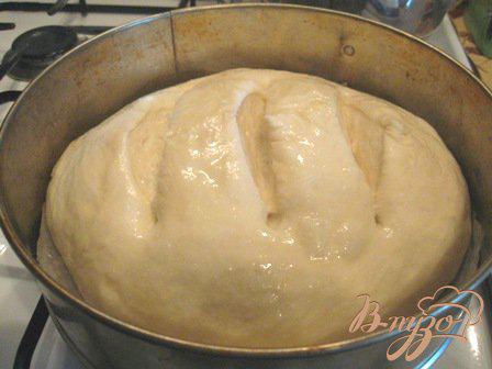 Фото приготовление рецепта: Горчичный хлеб с медом шаг №3
