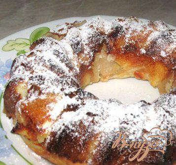 Фото приготовление рецепта: Десерт для ленивых «Перина из яблок» шаг №5