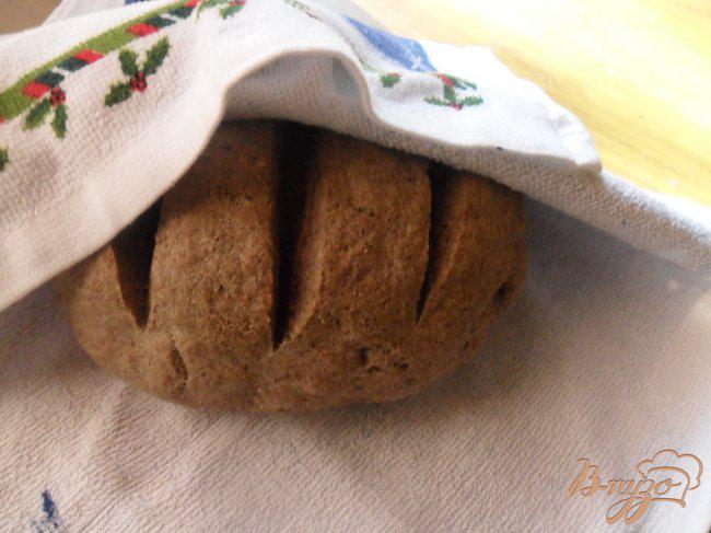 Фото приготовление рецепта: Пшеничный хлеб с льняной мукой шаг №5