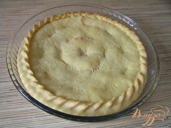 Фото приготовление рецепта: Грушево-яблочный пирог с корицей шаг №8