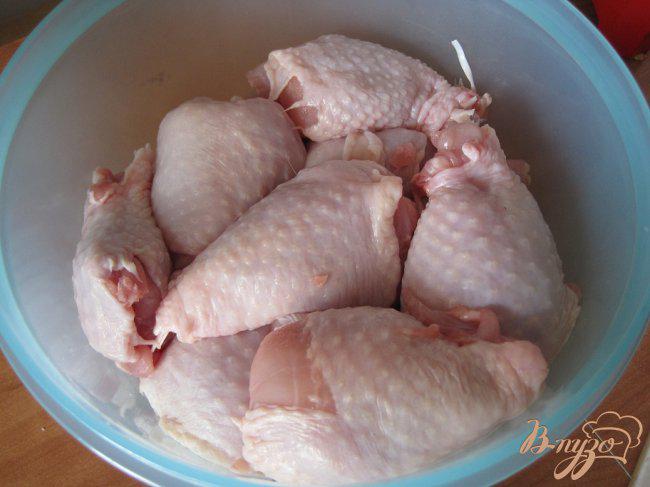 Фото приготовление рецепта: Куриные голени шаг №1