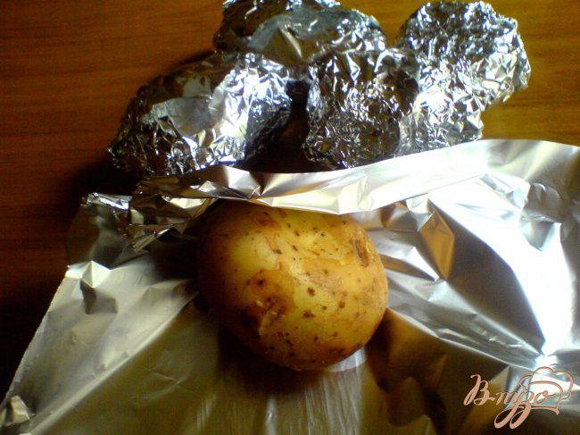 Фото приготовление рецепта: Запечённый картофель с грибным рагу шаг №1