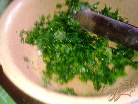 Фото приготовление рецепта: Холодный суп из кефира шаг №3