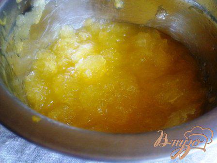 Фото приготовление рецепта: Ананасно-апельсиновый  сорбе шаг №4