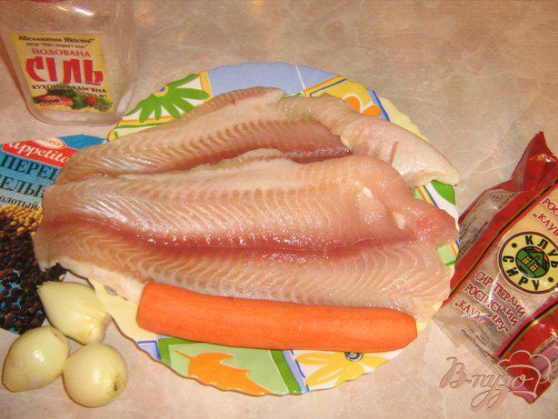 Фото приготовление рецепта: Рыбный рулет в сырной корочке шаг №1
