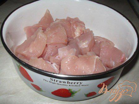 Фото приготовление рецепта: «Свиной » карбонад из куриного филе шаг №1