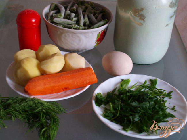 Фото приготовление рецепта: Лёгкий суп с яйцом шаг №1