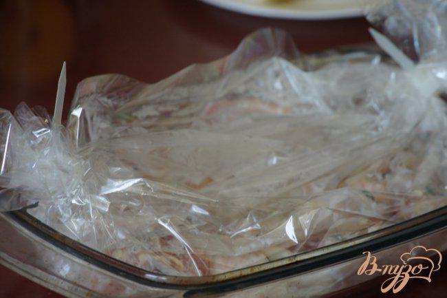 Фото приготовление рецепта: Куриные крылышки в мятно-йогуртовом маринаде шаг №4