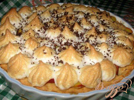 Фото приготовление рецепта: Пирог с персиками «Дар лета» шаг №6