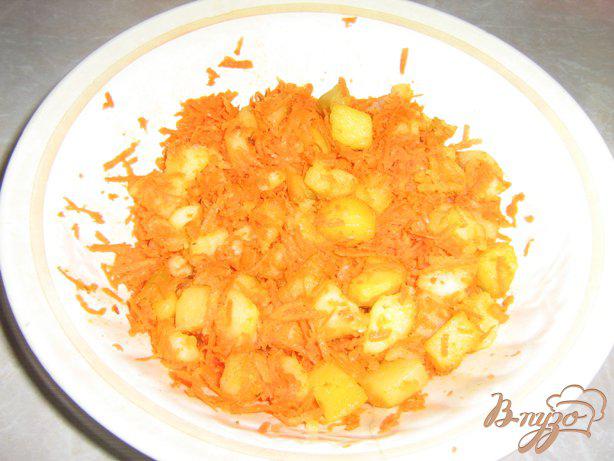 Фото приготовление рецепта: Картофельная закуска «А ля лю пар» шаг №3