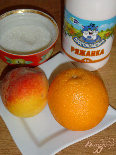 Фото приготовление рецепта: Коктейль «Апельсино-персиковый» шаг №1