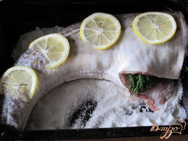 Фото приготовление рецепта: Рыба в соленом панцире шаг №1