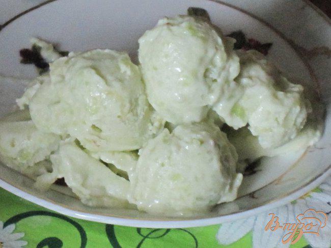 Фото приготовление рецепта: Мороженое из авокадо шаг №4