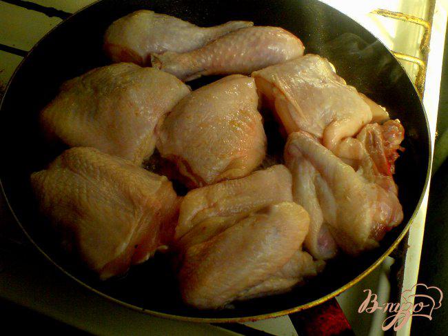 Фото приготовление рецепта: Курица в соусе карри шаг №1