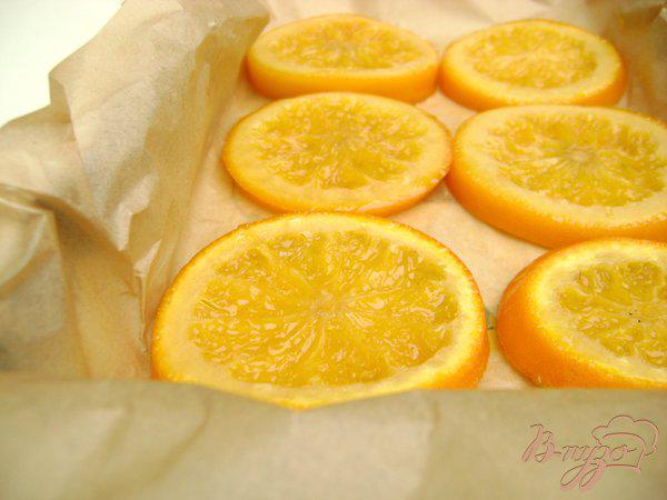 Фото приготовление рецепта: Апельсиновые дольки в сиропе с шоколадными снежинками:))) шаг №2