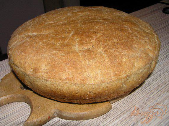 Фото приготовление рецепта: Пшеничный хлеб на хмелевой закваске шаг №15