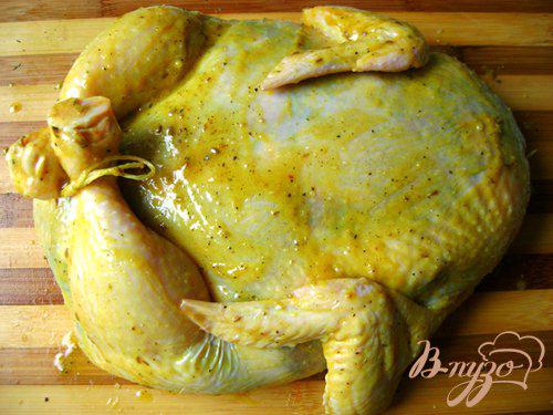 Фото приготовление рецепта: Galantine de poulet (Галантин из запечённой курицы) шаг №5