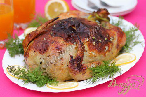Фото приготовление рецепта: Galantine de poulet (Галантин из запечённой курицы) шаг №6
