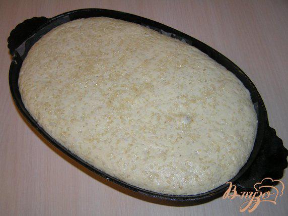 Фото приготовление рецепта: Кукурузный хлеб с кунжутом шаг №3