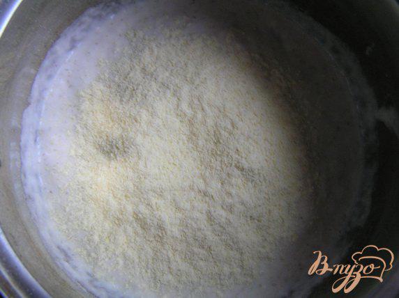 Фото приготовление рецепта: Кукурузный хлеб с кунжутом шаг №1