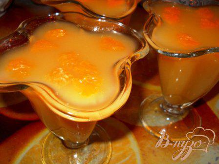 Фото приготовление рецепта: Апельсиновое желе с пряностями шаг №6