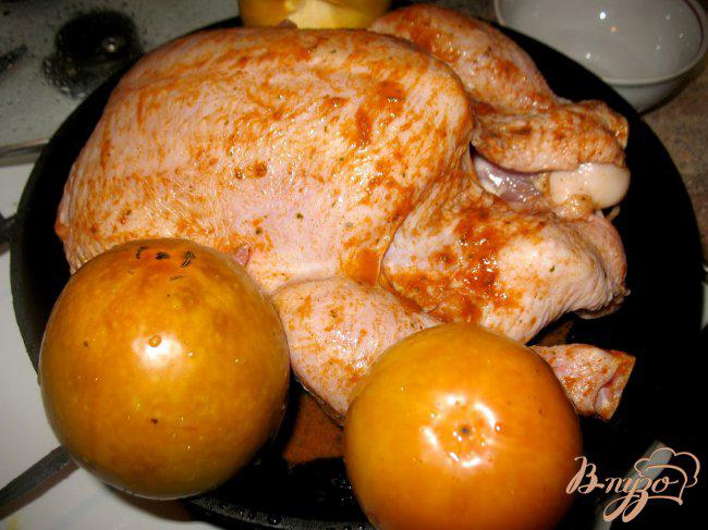 Фото приготовление рецепта: Курица с хурмой. шаг №1