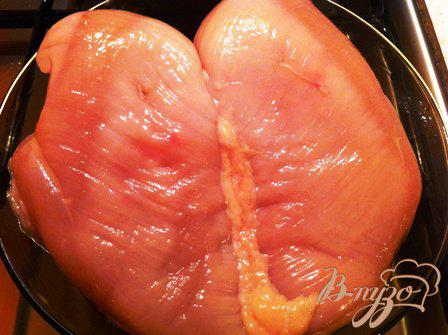 Фото приготовление рецепта: Отбивные из куриного филе с Пармезаном шаг №1