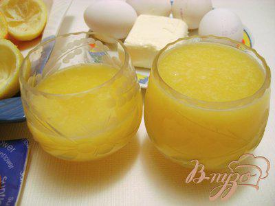 Фото приготовление рецепта: Лимонно-апельсиновый крем шаг №3
