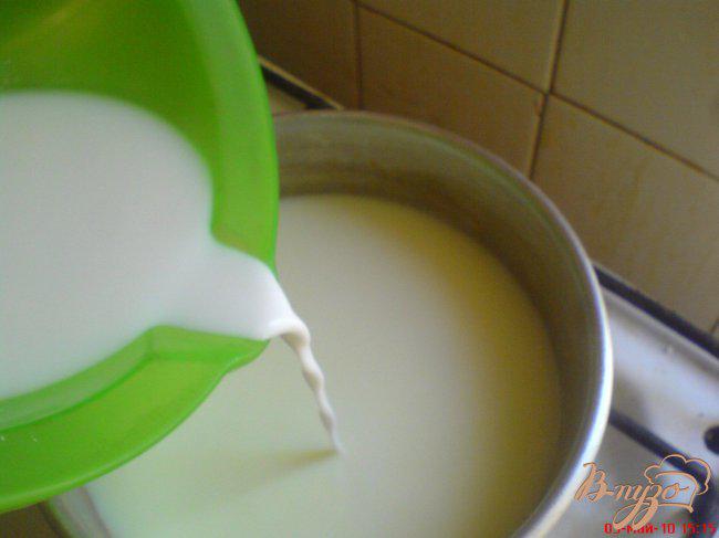 Фото приготовление рецепта: Цитрусовое молочное мороженое шаг №3