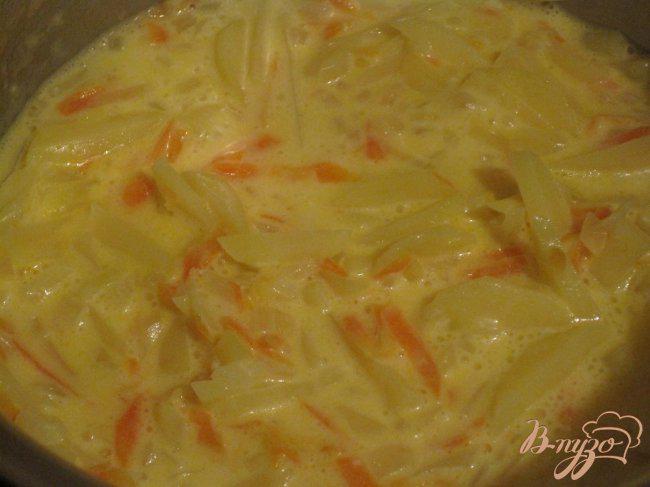 Фото приготовление рецепта: Легкий суп « По-домашнему » шаг №4