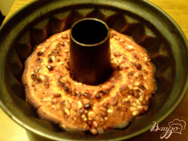 Фото приготовление рецепта: Манный кекс с куркумой мёдом шаг №5