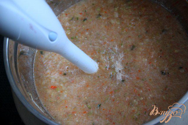 Фото приготовление рецепта: Крем-суп из запечёных овощей. шаг №5
