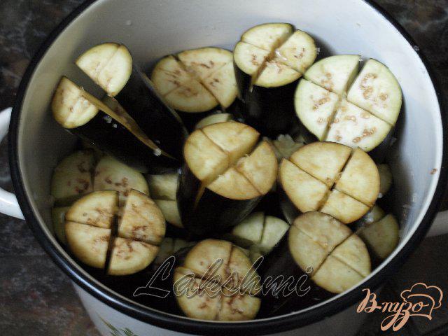 Фото приготовление рецепта: Закуска из баклажанов,перца и помидор шаг №1