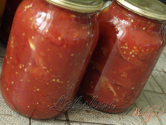 Фото приготовление рецепта: Натуральные помидоры шаг №3