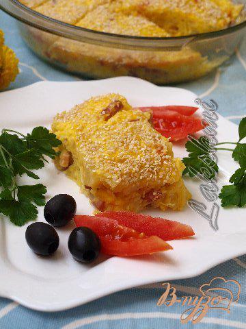 Фото приготовление рецепта: Картофельная запеканка по-гречески. шаг №5