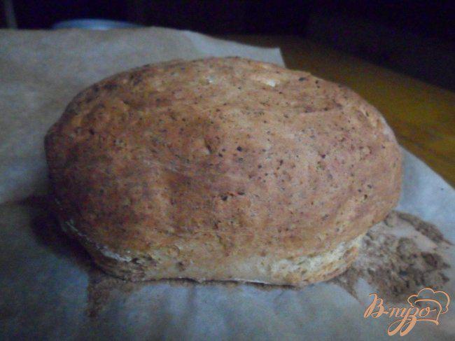 Фото приготовление рецепта: Хлеб с рикоттой и пряными травами шаг №6
