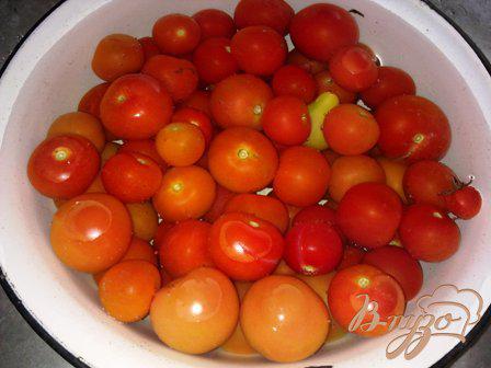 Фото приготовление рецепта: Маринованные помидоры  черри шаг №1