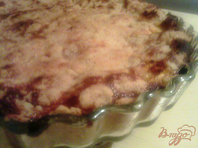 Фото приготовление рецепта: Сливочный персиковый тарт шаг №9
