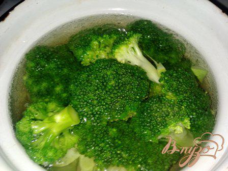 Фото приготовление рецепта: Суп-пюре из брокколи и сыра шаг №4