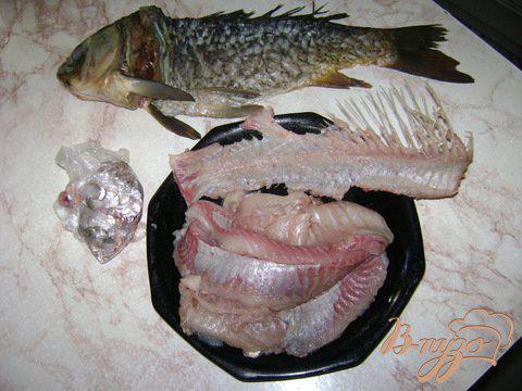 Фото приготовление рецепта: Фаршированная рыба шаг №6