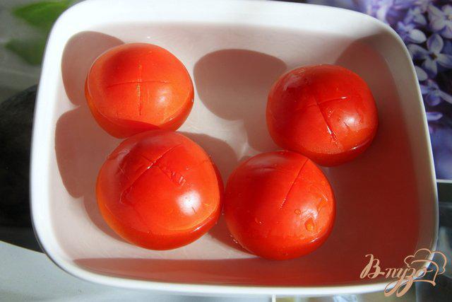 Фото приготовление рецепта: Баклажаны под томатным соусом  с корицей шаг №3