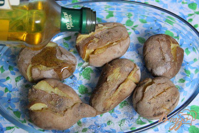 Фото приготовление рецепта: Запечёный вареный картофель шаг №2