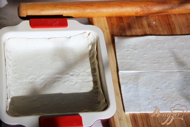Фото приготовление рецепта: Быстрый пирог с тыквой и голубым сыром шаг №1