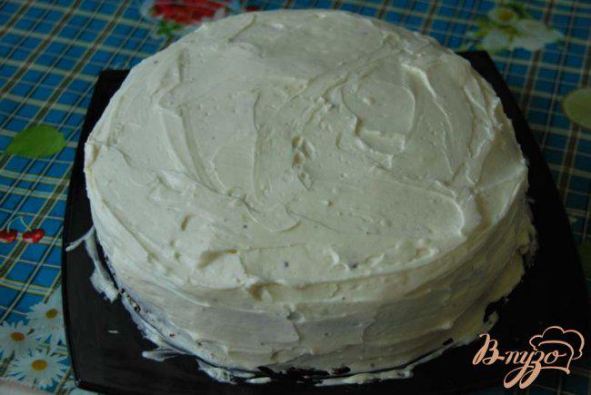 Фото приготовление рецепта: Торт «Чернослив в шоколаде» шаг №11