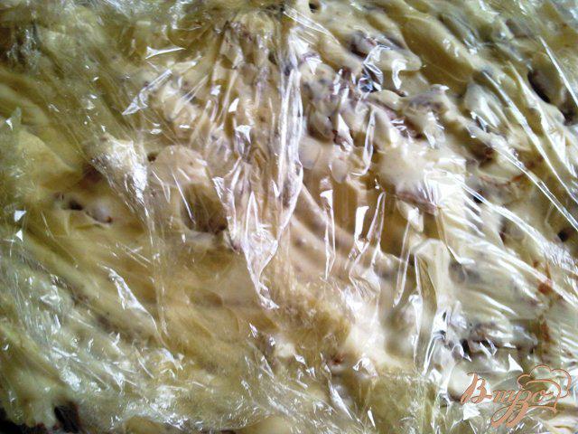 Фото приготовление рецепта: Слоеный печеночный салатик шаг №9
