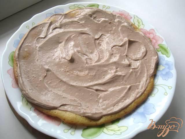 Фото приготовление рецепта: Торт сметанный «Ольга» шаг №6